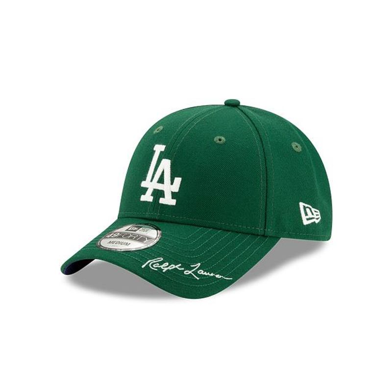 MLB Los Angeles Dodgers X Ralph Lauren 49Forty Fitted (DOZ0745) - Green New Era Caps